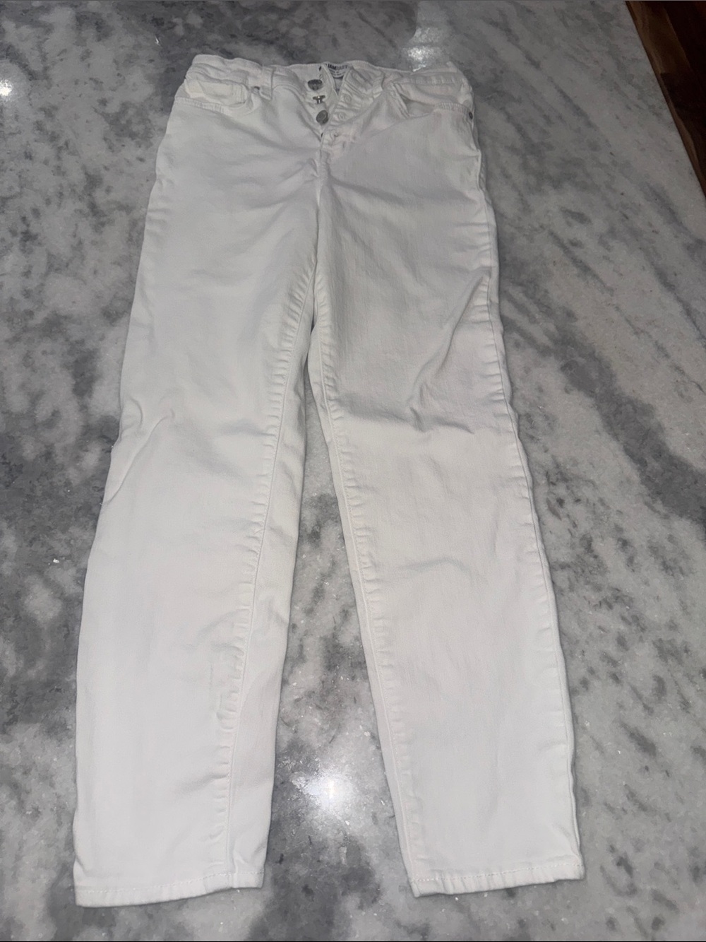 William Rast Women's Straight Leg White Jeans